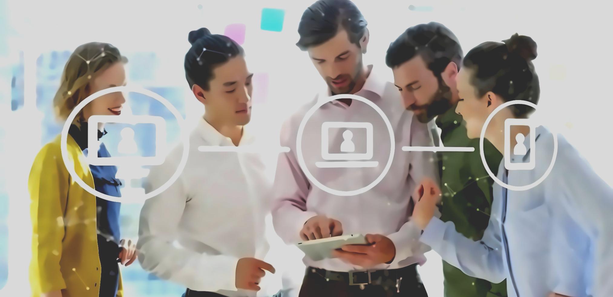 Blockchain development workspace with multiple monitors showing smart contract code